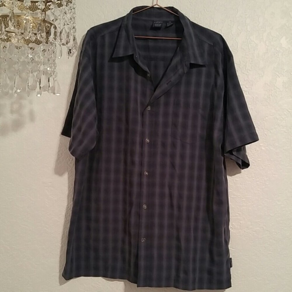 Solo Originals Blue & Grey Button Down Shirt XXL